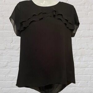 Ann Taylor Loft Petites Sheer Shirt